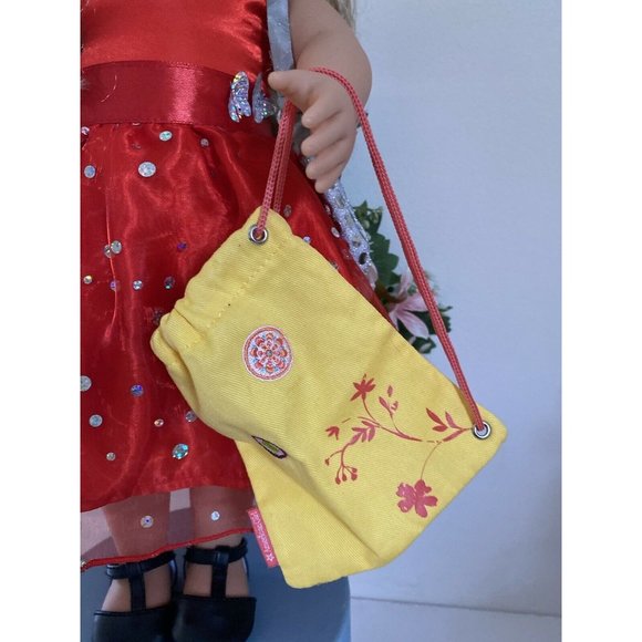 American Girl Battat OG Doll Retired Accessory Yellow Backpack for Dolls 16" 18" - Picture 9 of 12